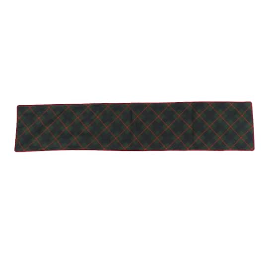 Melrose 72" x 14.5" Plaid Christmas Table Runner